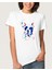 Watercolor Bulldog Kadın Beyaz Tshirt 1
