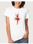 Watercolor Ballet Dancer Kadın Beyaz Tshirt 1