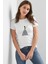 Silhouette Weeding Butterfly Kadın Beyaz Tshirt 1