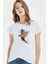 Watercolor Parrot Birds Kadın Beyaz Tshirt 1