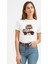 Toyota FJ40 Baskılı Beyaz Kadın Tshirt 1
