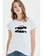 Şahin Baskılı Beyaz Kadın Tshirt 1