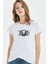 No Fear Pitbull Baskılı Beyaz Kadın Tshirt 1