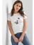 Silhouette Mary Poppins Photographic Kadın Beyaz Tshirt 1