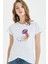 Watercolor Jellyfish Kadın Beyaz Tshirt 1
