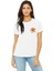 Watercolor Lily Flower Kadın Beyaz Tshirt 1