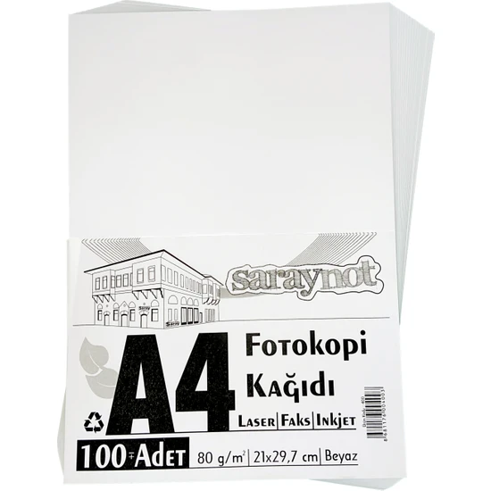 Saraynot A4 Fotokopi Kağıdı 100'lü