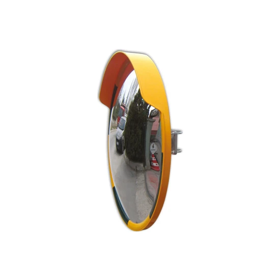 Evelux Trafik Aynası - Trafik Güvenlik Aynası Sarı Siyah  (Ø80CM)