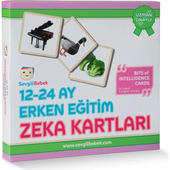 SevgiliBebek 12-24 Ay Erken Eğitim Zeka Kartları