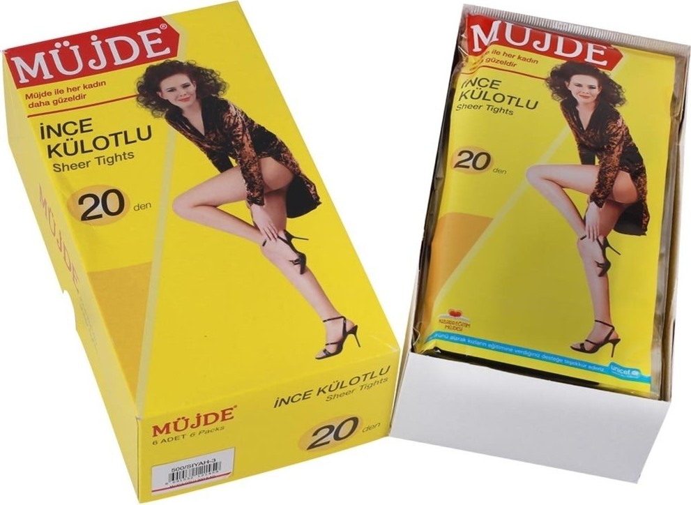 Müjde Ince Külotlu Çorap 6'lı Paket