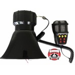 Net Oto Market 7 Sesli Mikrofonlu Megafon Siren 100 Watt Yüksek Sesli Kolay Bağlantı 12 Volt