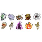 Junoo HoloToyz Tattoo Monster Mash AR Uyumlu Geçici Dövme
