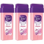 Sesu Roll On Sir Ağda Pudralı Hassas Ciltler 100 ml 3 Adet