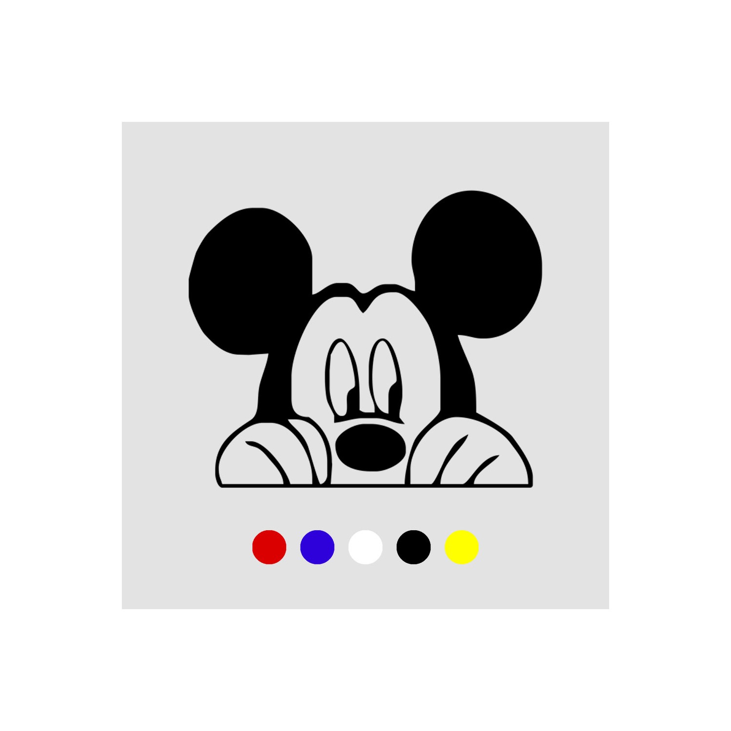 Stickir Mickey Mouse Sticker Dolap Sticker Araba Fiyatı