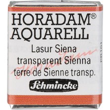 Schmincke : Horadam : Yarım Tablet Sulu Boya : Transparent Sienna