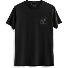Alfa Tshirt Eagle Dijital Baskılı Çocuk Siyah Tshirt