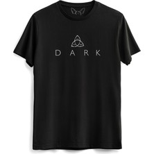 Alfa Tshirt Dark Resimli Dijital Baskılı Çocuk Siyah Tshirt