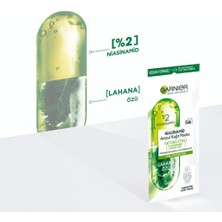 Garnier Ampul Kağıt Yüz Maskeleri 3'ü 1 Arada 6'lı Set