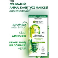 Garnier Ampul Kağıt Yüz Maskeleri 3'ü 1 Arada 6'lı Set