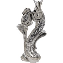 İhvan Lalegül Kelime Tevhidli Büyük Biblo Gümüş