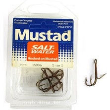 Mustad Saltwater 35936 5 Pcs No:2 3 Lü Iğne