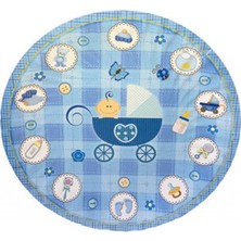 Hayaller Dükkanı Tabak Karton Pusetli Mavi 23CM P8-180