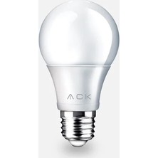 KAE Ack 9W -E27 Duy -Led Ampul - 6500K - 880LÜMEN -Beyaz Işık- 10 Adet