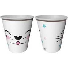 Hayaller Dükkanı Bardak Mıss Cat 220/240CC Pk:8