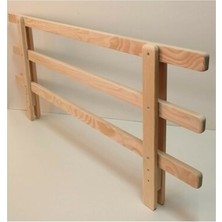 Ersa Wood 120 x 45 cm  Çocuk Bebek Yatak Bariyeri Korkuluk Ahşap