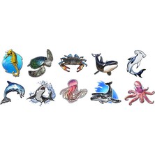 Holo Toyz Holotoyz Tattoo Super Sea Creatures Ar Uyumlu Geçici Dövme