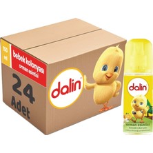 Dalin Bebek Kolonyası 150ML Orman Esintisi (Vanilya-Iris Çiçeği-Portakal Kokulu) (24 Lü Set)