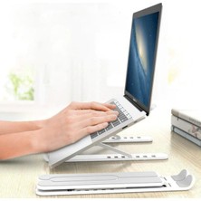 River World  Ayarlanabilir Plastik Dizüstü Destek Tabanı Katlanabilir Taşınabilir Laptop Sehpası Yükseltici