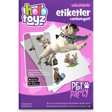 Junoo HoloToyz Sticker Pet Party AR Uyumlu Etiket