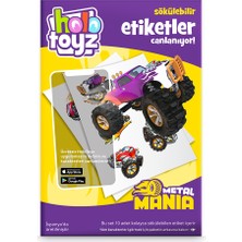 Junoo HoloToyz Sticker Metal Mania AR Uyumlu Etiket