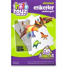 Junoo HoloToyz Sticker Jurassic Dinos AR Uyumlu Etiket