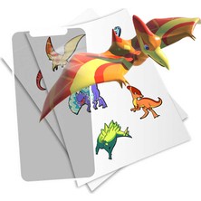 Junoo HoloToyz Sticker Jurassic Dinos AR Uyumlu Etiket