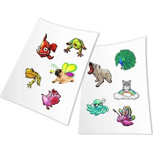 Junoo HoloToyz Sticker Holo Heroes AR Uyumlu Etiket