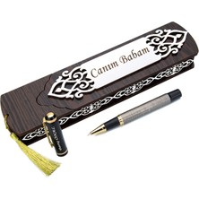 Kalemhane İsme Özel Babalar Günü Özel İstanbul Desenli Kalem