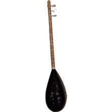 Masterwork Cüra  Saz 6 Tel  Maun Parlak Siyah  Kılıf + Tel + Tezene 84 cm