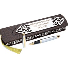 Kalemhane Kişiye Özel Gold Krom Roller Kalem