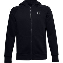 Under Armour Erkek Çocuk UA Rival Fleece Tam Boy Fermuarlı Kapüşonlu Üst 1357609-001