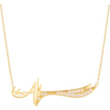 Prenses Pırlanta Kadın 14 Ayar Altın Telkari Elişi Fantezi Zülfikar Kolye