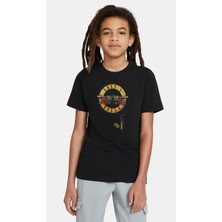 Qivi Guns N Roses Logo Metal Rock Baskılı  Çocuk Siyah T-Shirt