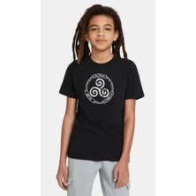 Qivi Alpha Beta Omega Teen Wolf Baskılı  Çocuk Siyah Tshirt