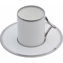 Porland Limoges Platin Kahve Takımı 4 Parça