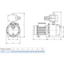Wilo Control Spg 4-47 Jet Pompalı Otomatik Akıllı Hidrofor 5 Kat 10 Daire, 1.3hp 4.7 Bar