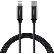 Mcdodo CA-6870 18W Type C To Lightning Pd Hızlı Data-Şarj Kablosu 1.2m-Siyah