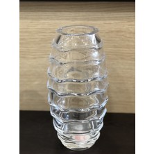 Paşabahçe Dalgalı Küçük Beyaz Vazo