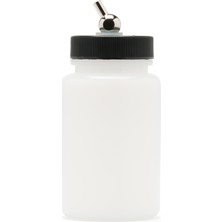 Iwata Yarı Saydam 4 Oz (112 Ml) Sifon Besleme Airbrush Şişesi ve Adaptör Kapağı