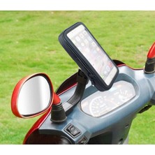 Motosiklet Kapalı Telefon Tutucu Suya Dayanıklı Scooter